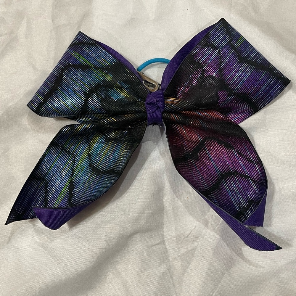 Blue and Purple Bow